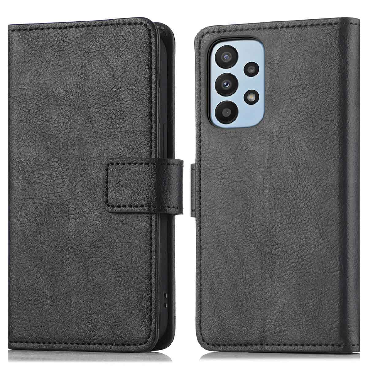 imoshion Luxe Bookcase voor de Samsung Galaxy A23 (5G) - Zwart