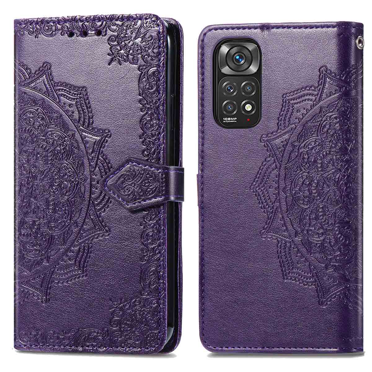 imoshion Mandala Bookcase voor de Xiaomi Redmi Note 11 Pro - Paars