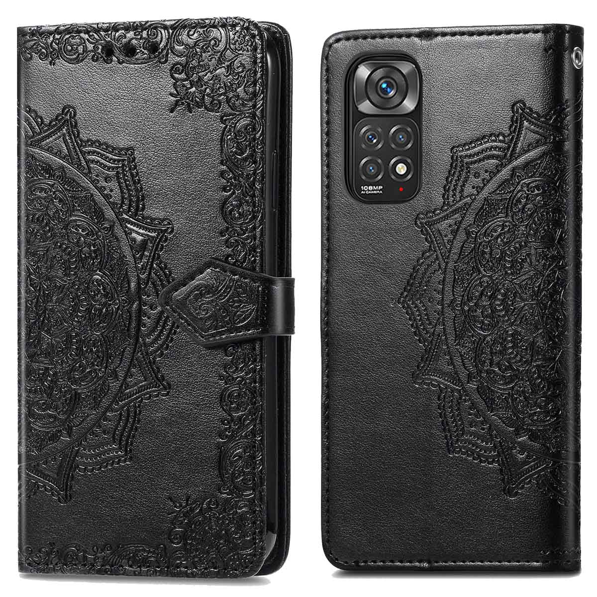 imoshion Mandala Bookcase voor de Xiaomi Redmi Note 11 Pro - Zwart