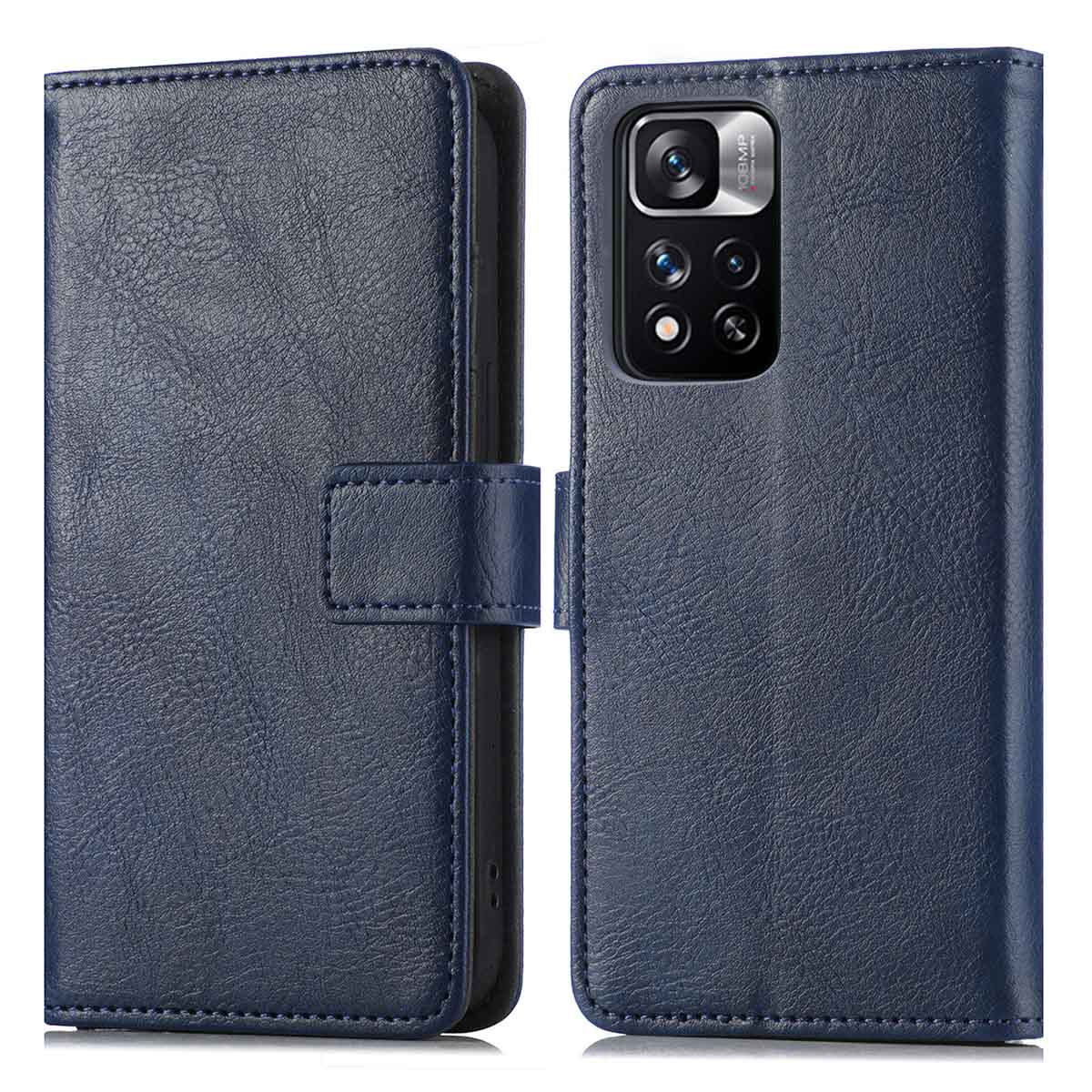 imoshion Luxe Bookcase voor de Xiaomi Redmi Note 11 Pro - Donkerblauw