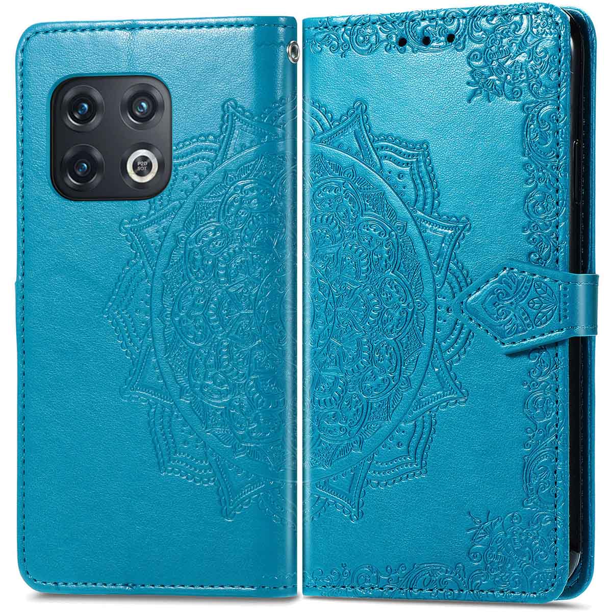imoshion Mandala Bookcase voor de OnePlus 10 Pro - Turquoise