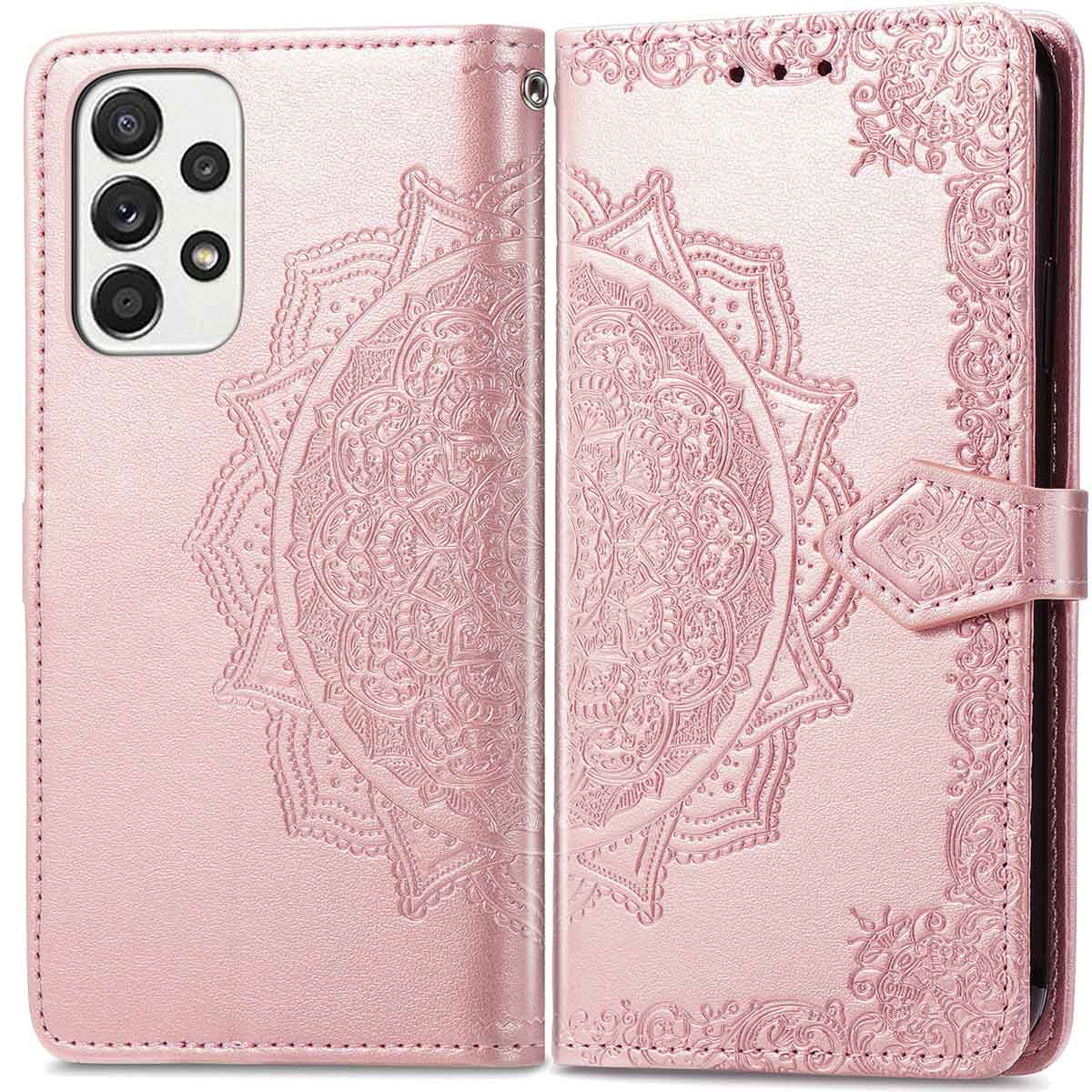 imoshion Mandala Bookcase voor de Samsung Galaxy A33 - Rosé Goud