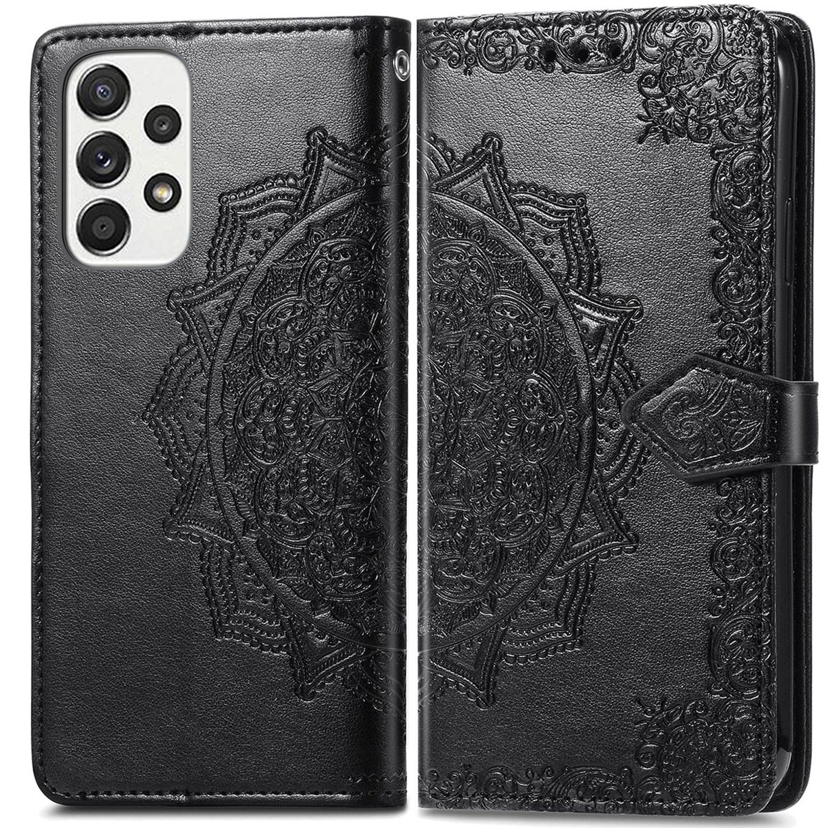 imoshion Mandala Bookcase voor de Samsung Galaxy A33 - Zwart