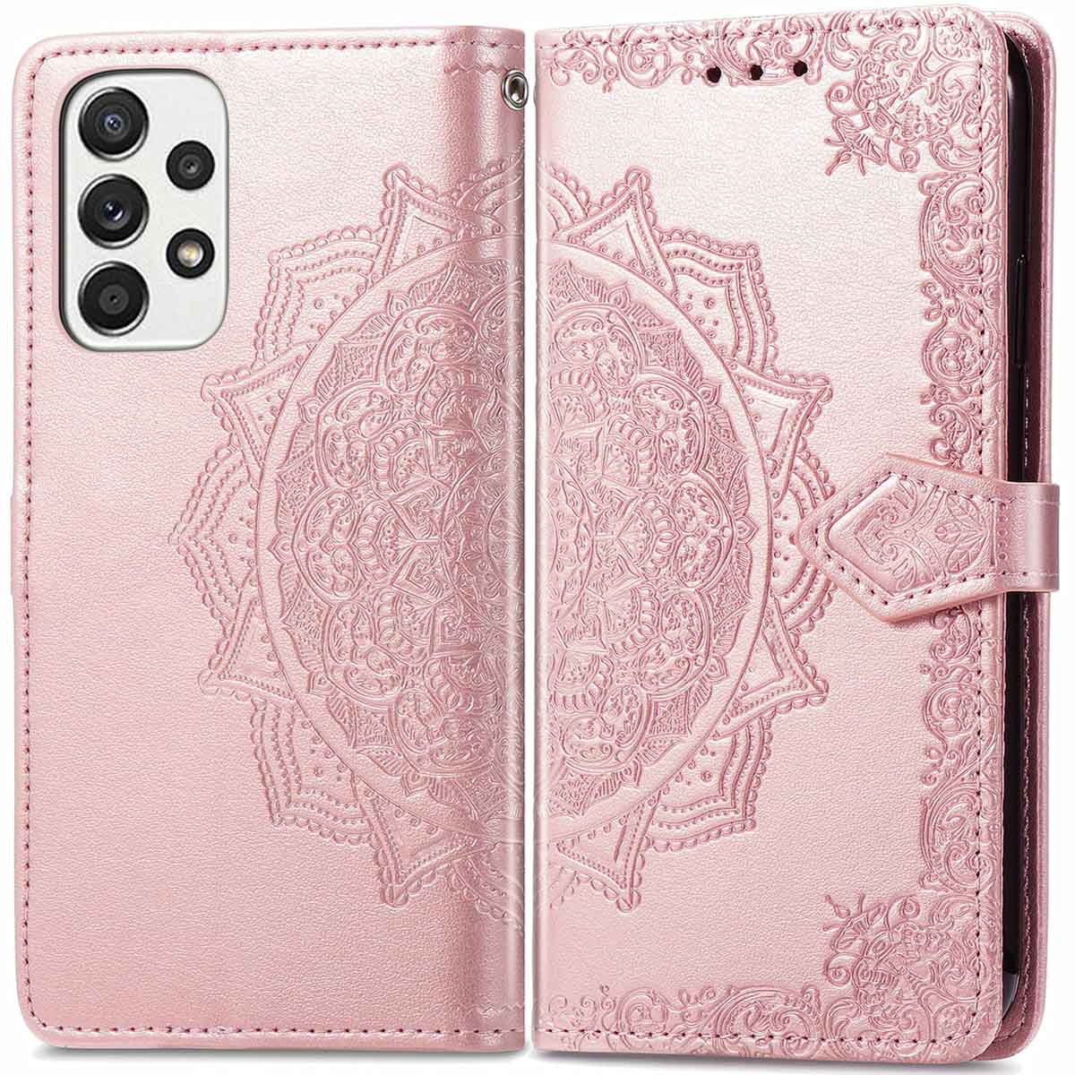 imoshion Mandala Bookcase voor de Samsung Galaxy A53 - Rosé Goud