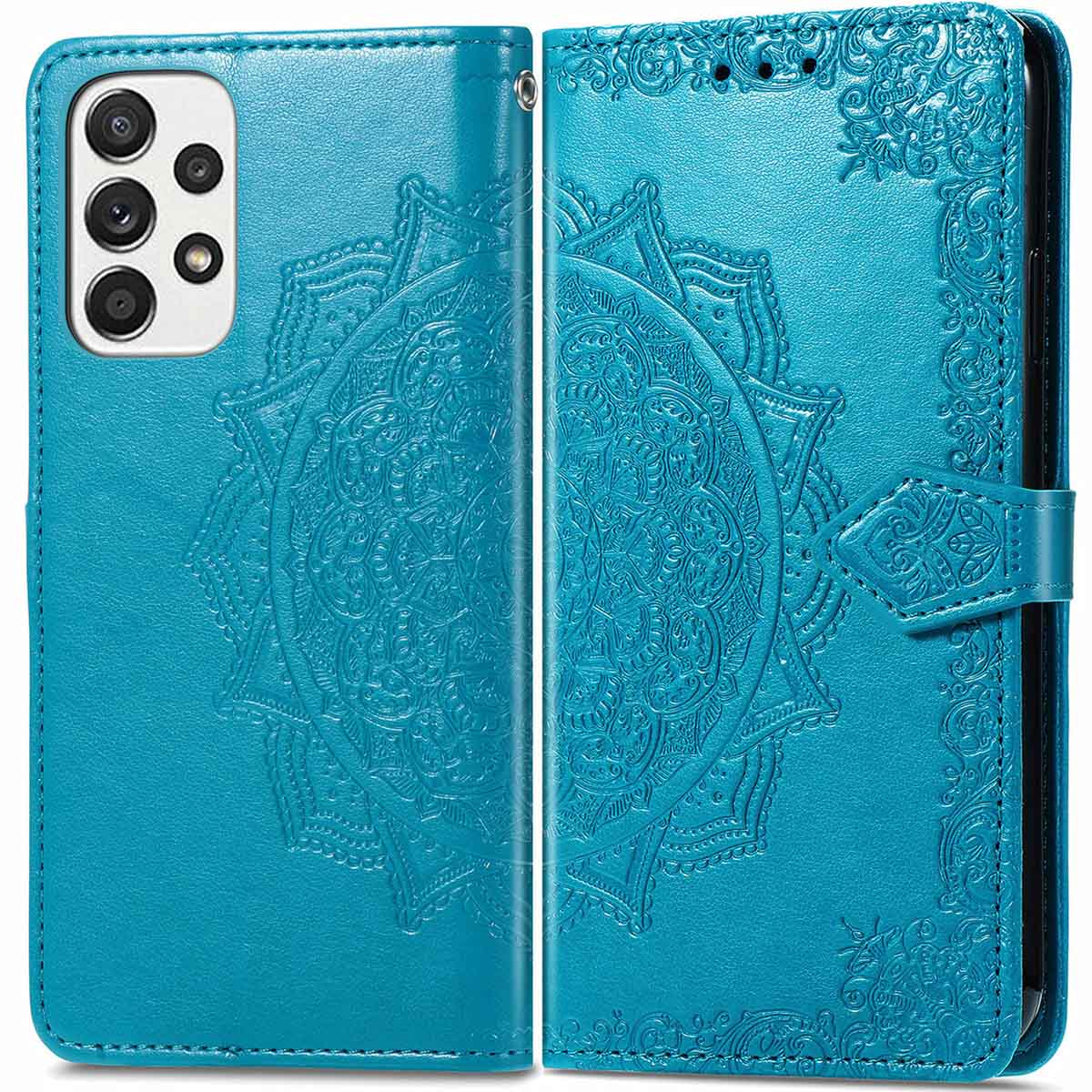 imoshion Mandala Bookcase voor de Samsung Galaxy A53 - Turquoise