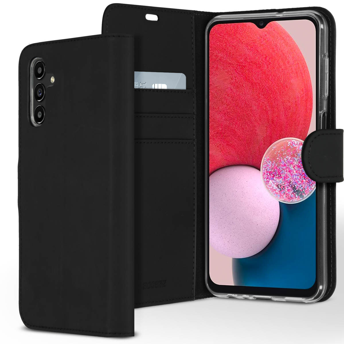 Accezz Wallet Softcase Bookcase voor de Samsung Galaxy A13 (5G) / A04s - Zwart
