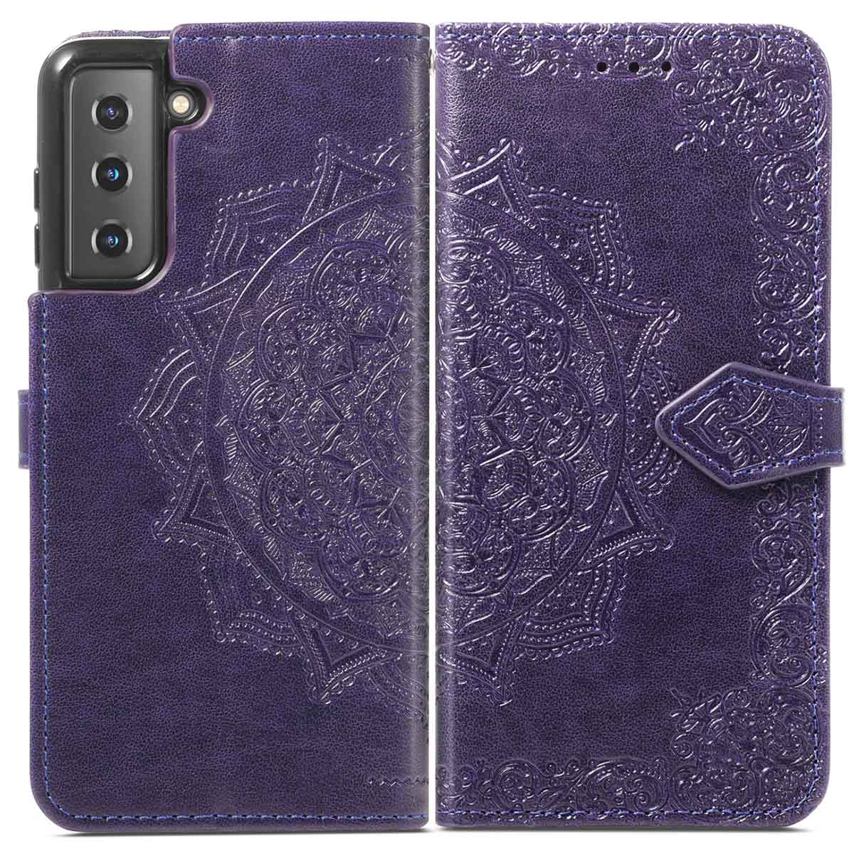 imoshion Mandala Bookcase voor de Samsung Galaxy S22 - Paars