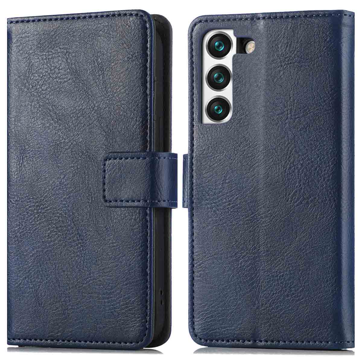 imoshion Luxe Bookcase voor de Samsung Galaxy S22 - Donkerblauw
