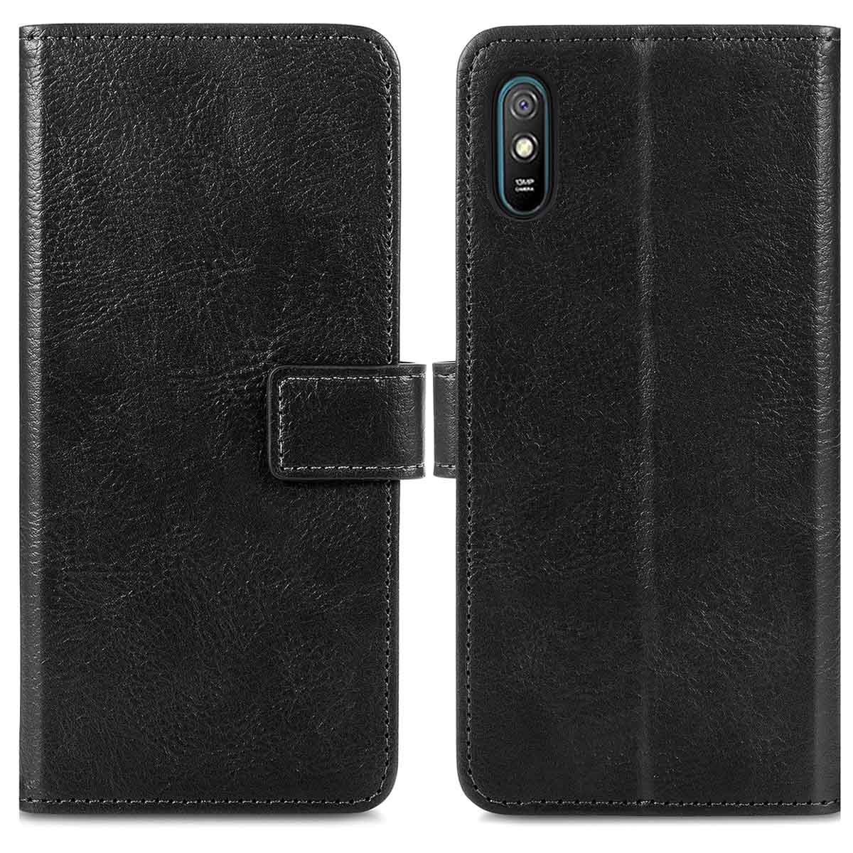 imoshion Luxe Bookcase voor de Xiaomi Redmi 9A - Zwart