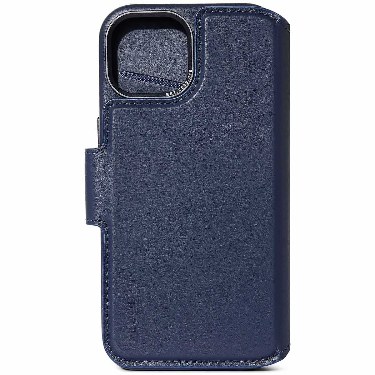 Decoded 2 in 1 Leather Bookcase voor de Apple iPhone 15 - True Navy