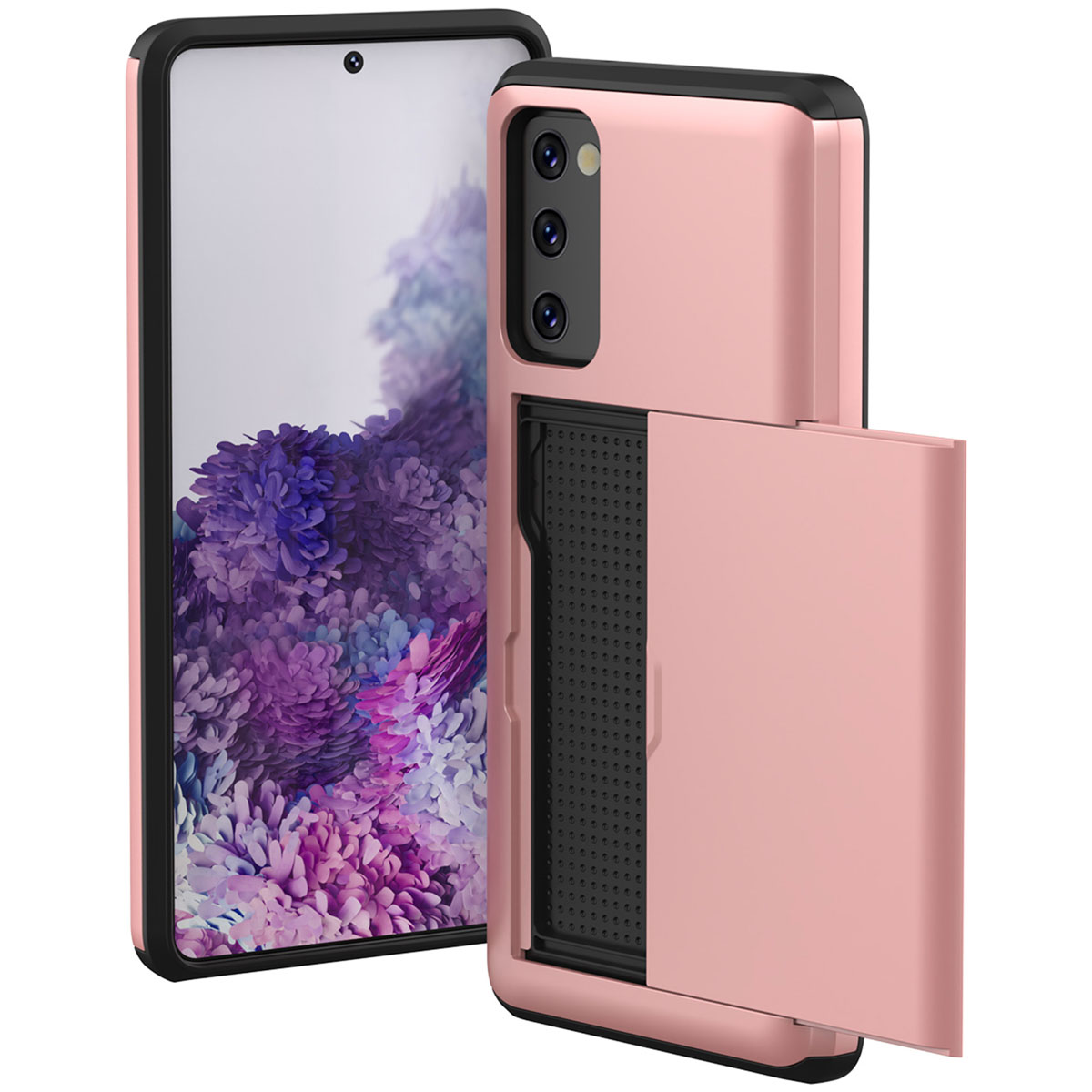 imoshion Coque arrière avec porte-cartes Samsung Galaxy S20 FE - Rose Doré