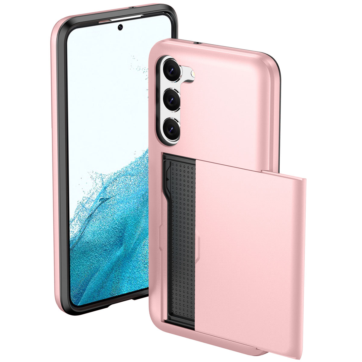 imoshion Backcover met pasjeshouder voor de Samsung Galaxy S23 - Rosé Goud