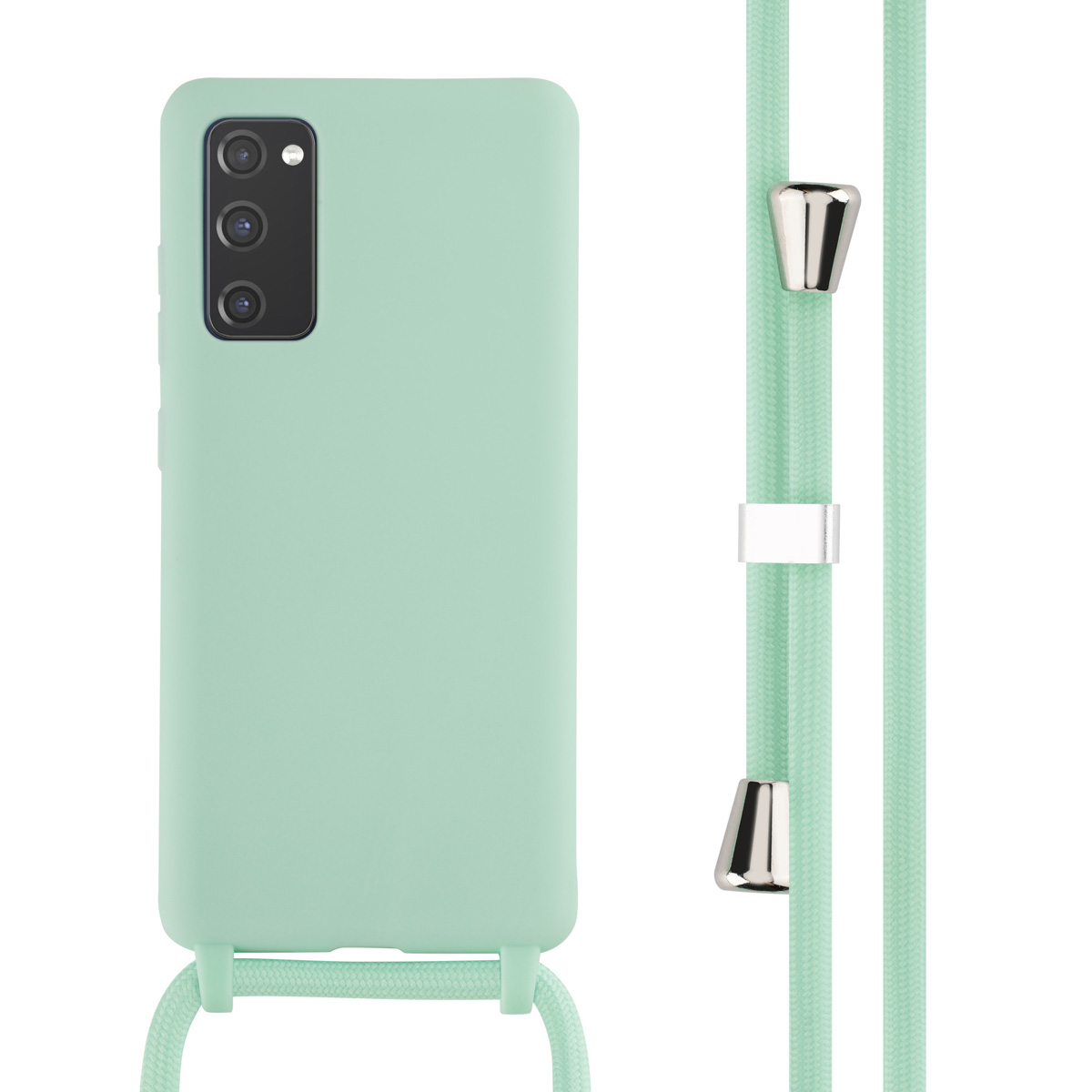 imoshion Coque en silicone avec cordon Samsung Galaxy S20 FE - Vert menthe