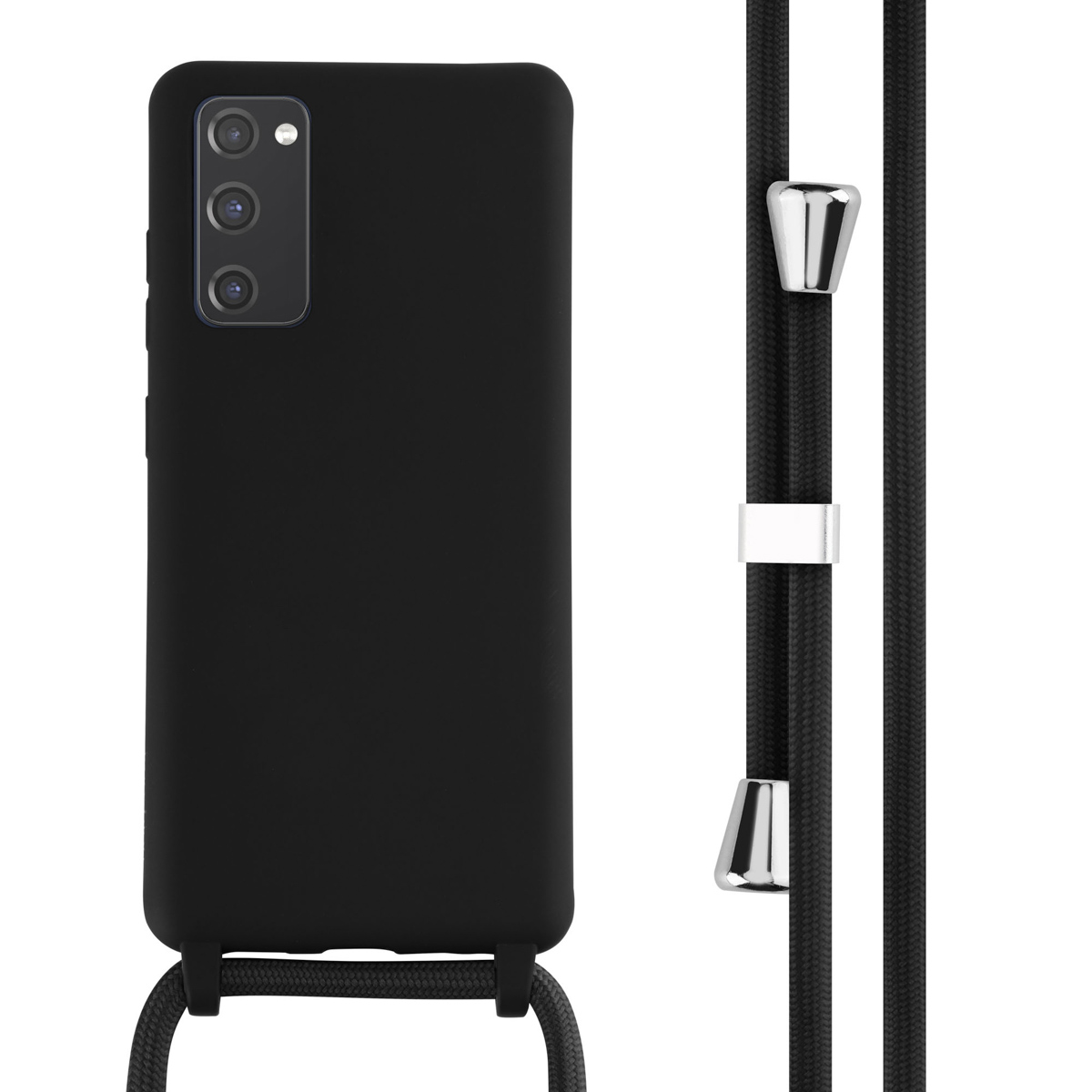 imoshion Coque en silicone avec cordon Samsung Galaxy S20 FE - Noir