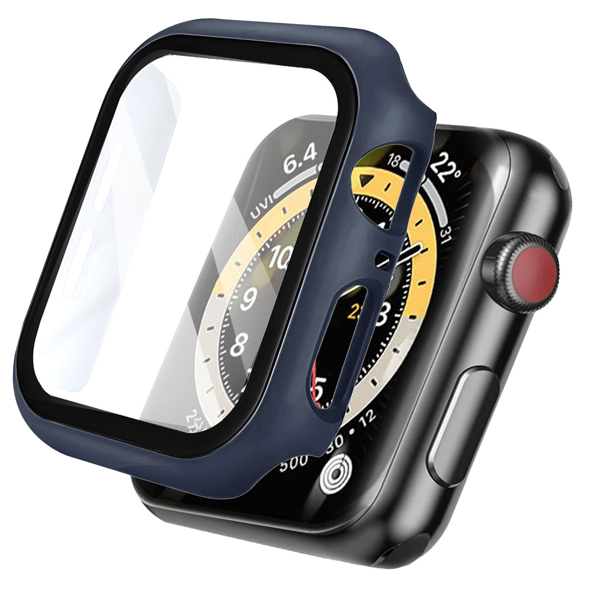imoshion Full Cover Hardcase voor de Apple Watch 4 / 5 / 6 / SE - 40 mm - Donkerblauw