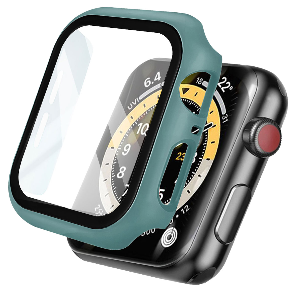 imoshion Full Cover Hardcase voor de Apple Watch 4 / 5 / 6 / SE - 40 mm - Donkergroen