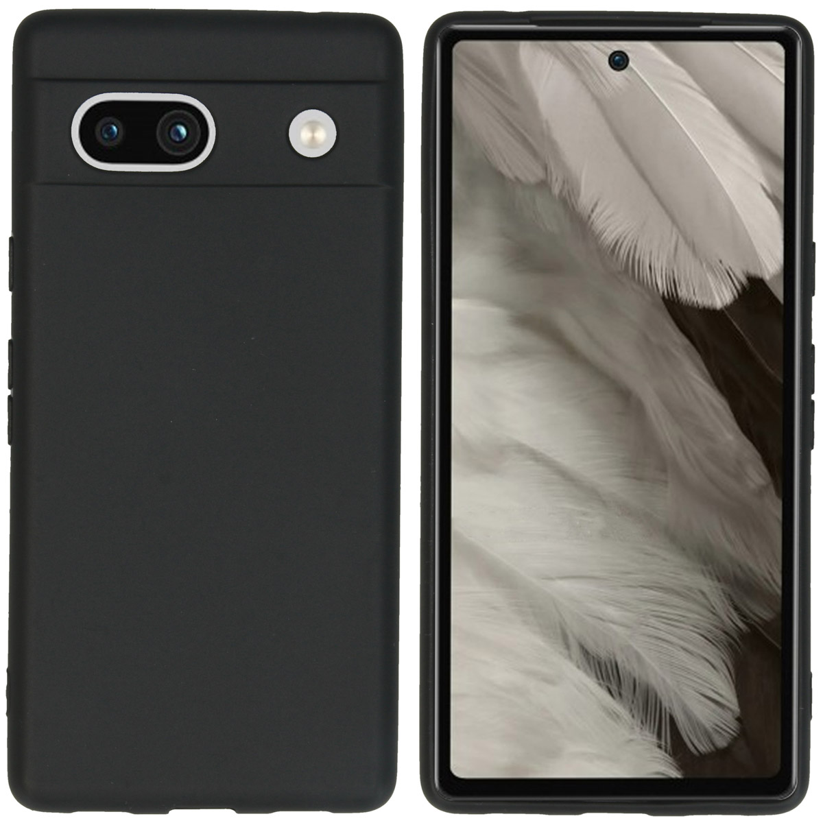 imoshion Color Backcover voor de Google Pixel 7a - Zwart