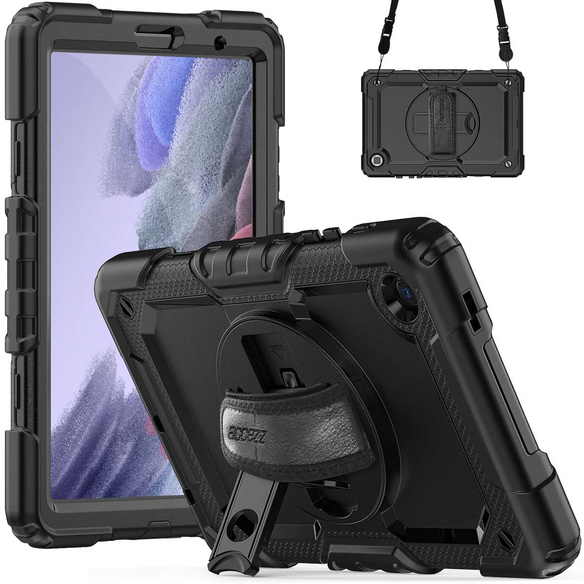 Accezz Coque arrière Defender XT Samsung Galaxy Tab A7 Lite - Noir