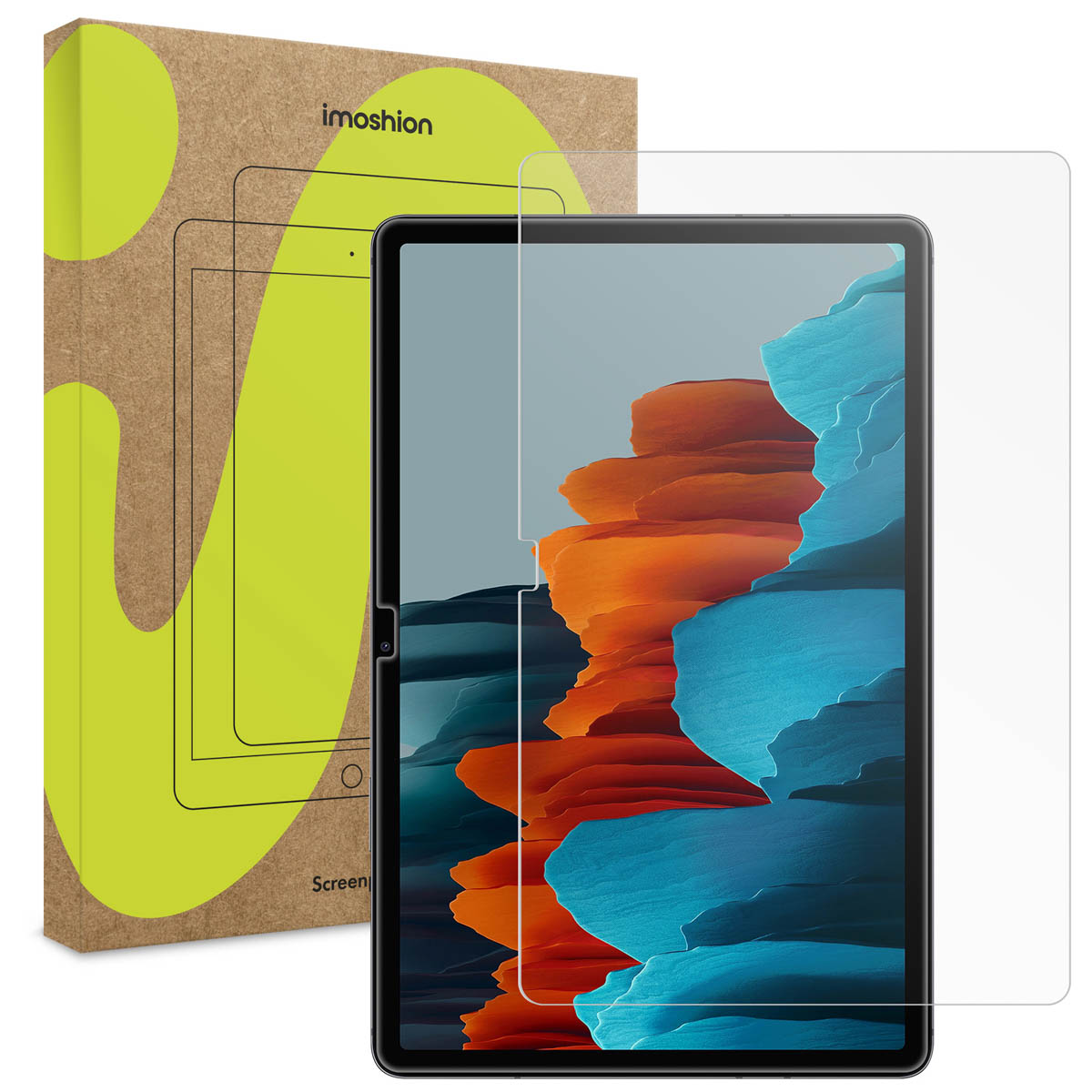 imoshion Gehard glas screenprotector voor de Samsung Galaxy Tab S10 Plus / Tab S9 FE Plus / Tab S9 Plus / S8 Plus / S7 Plus / Tab S7 FE 5G