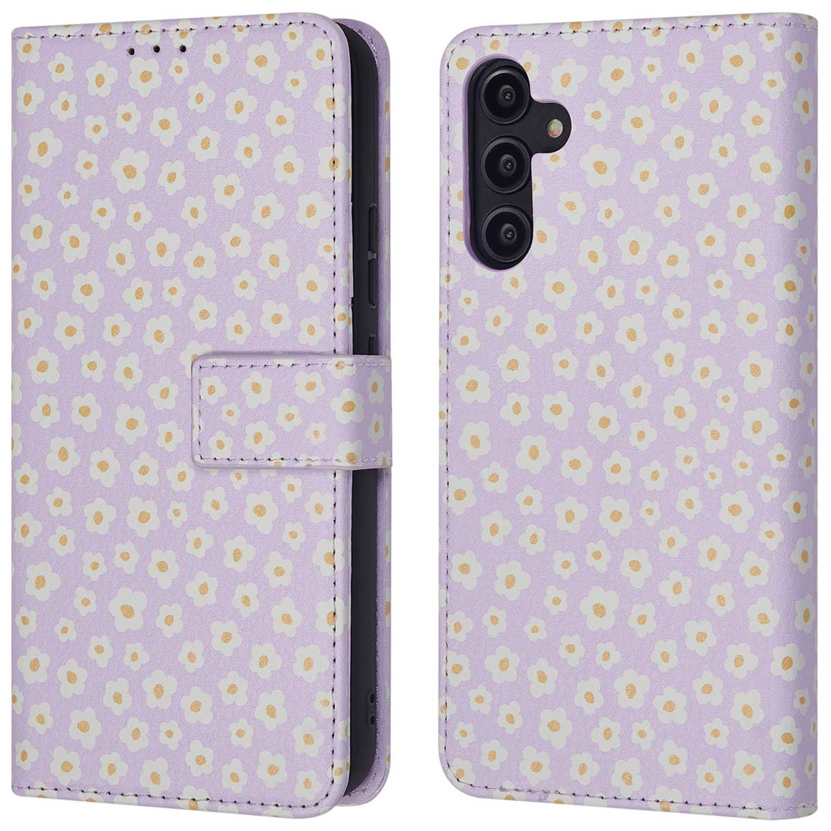 imoshion Design Bookcase voor de Samsung Galaxy A14 (5G/4G) - White Daisy