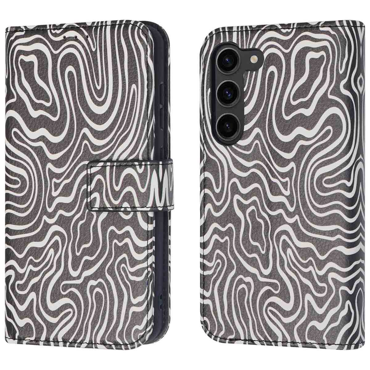 imoshion Design Bookcase voor de Samsung Galaxy S23 - Black And White