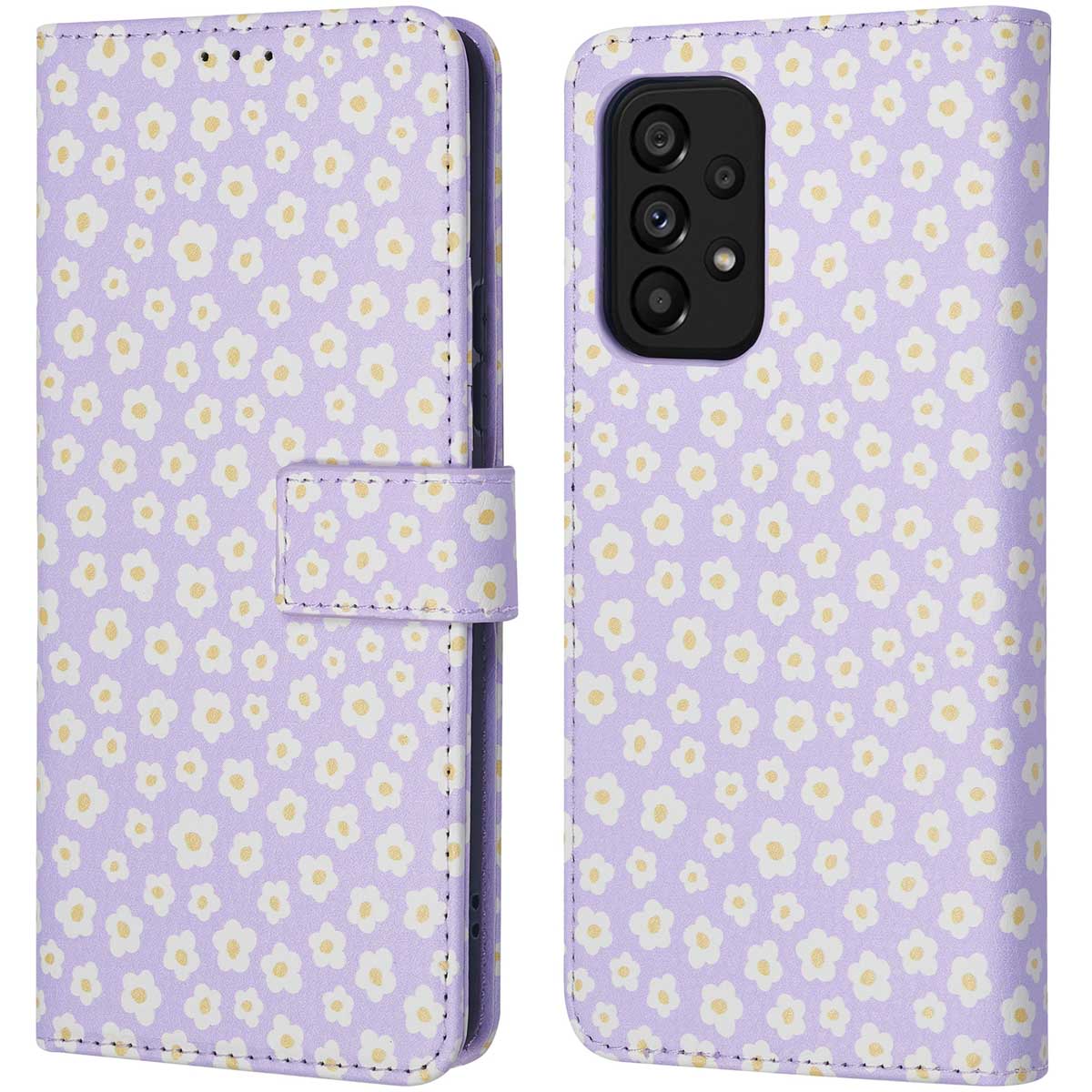 imoshion Design Bookcase voor de Samsung Galaxy A53 - White Daisy