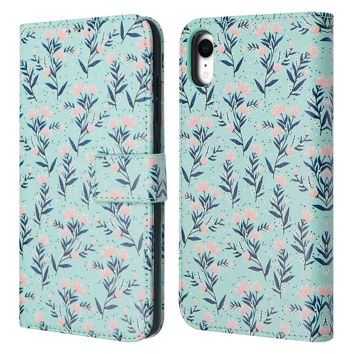 imoshion Design Bookcase voor de Apple iPhone Xr - Blue Flowers
