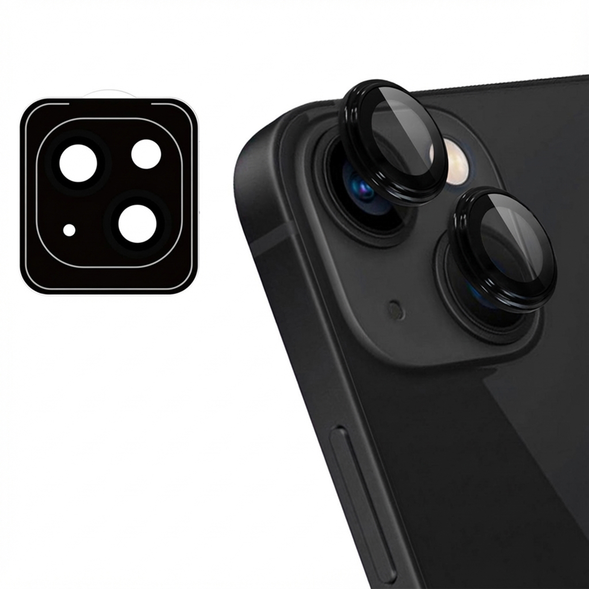 imoshion 2 Pack Camera lens protector voor de Apple iPhone 13 - Zwart