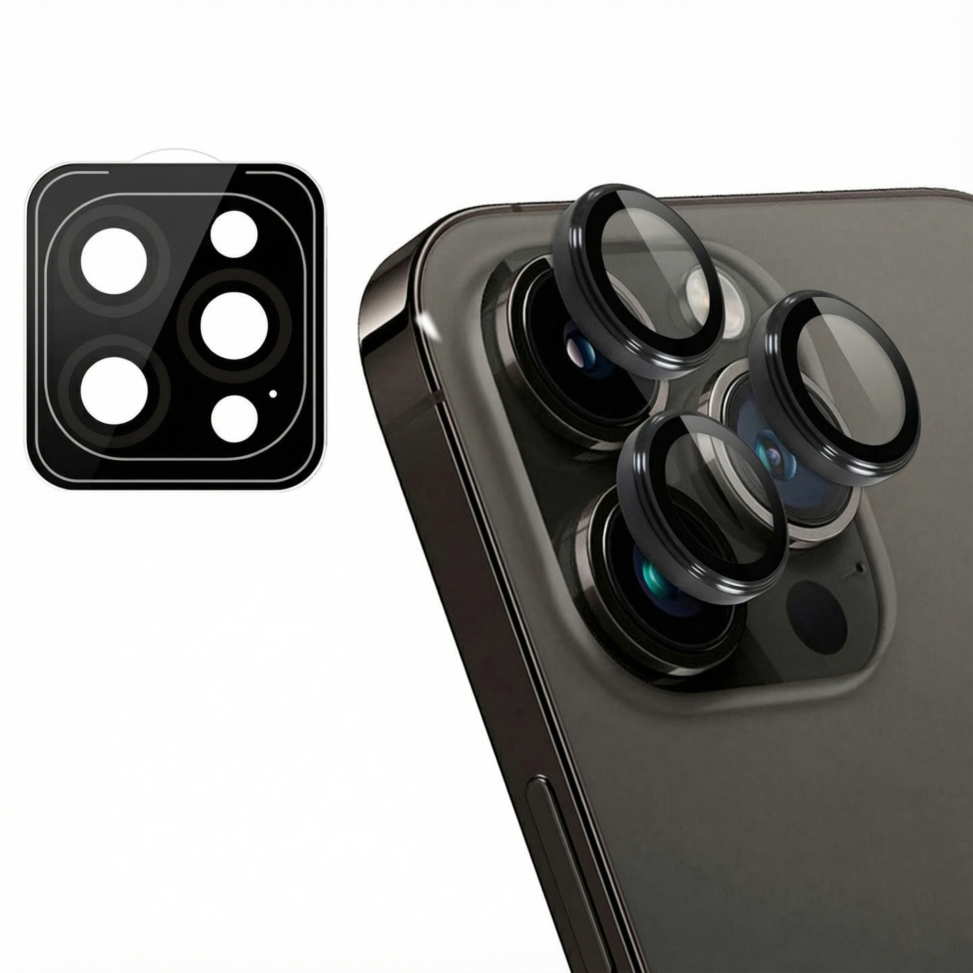 imoshion 2 Pack Camera lens protector voor de Apple iPhone 14 Pro / 14 Pro Max - Grijs