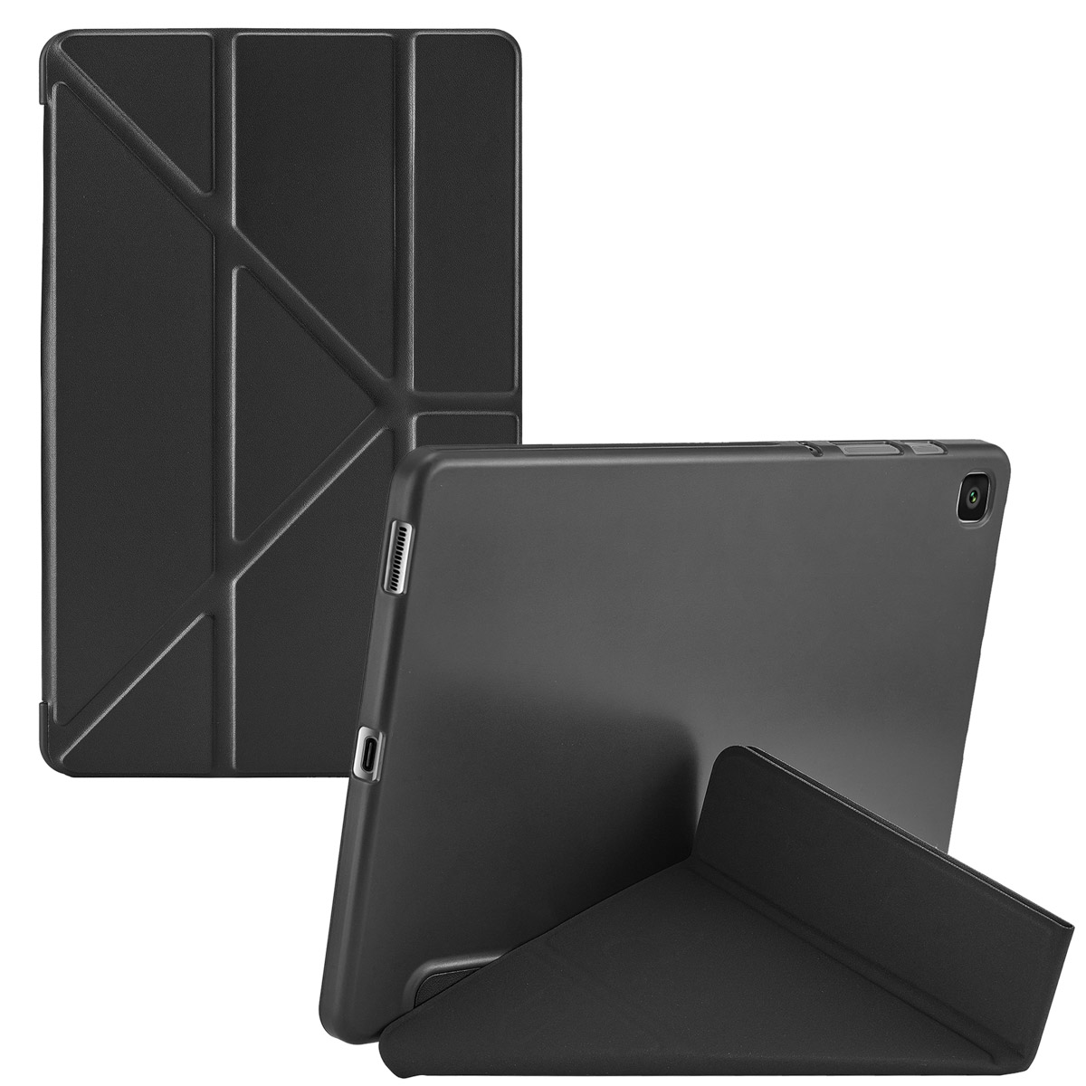imoshion Coque tablette Origami Samsung Galaxy Tab S6 Lite (2020/2022/2024)  - Noir