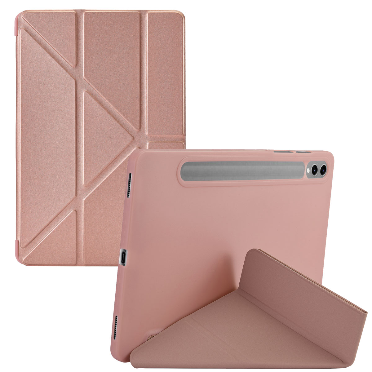 imoshion Origami Bookcase voor de Samsung Galaxy Tab S9 11.0 inch - Rosé Goud