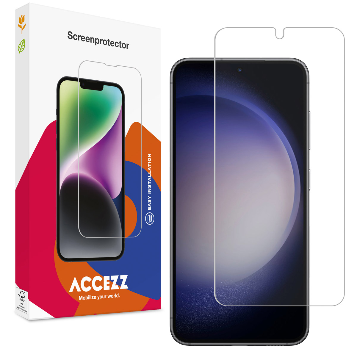 Accezz Gehard Glas Screenprotector voor de Samsung Galaxy S22 / S23