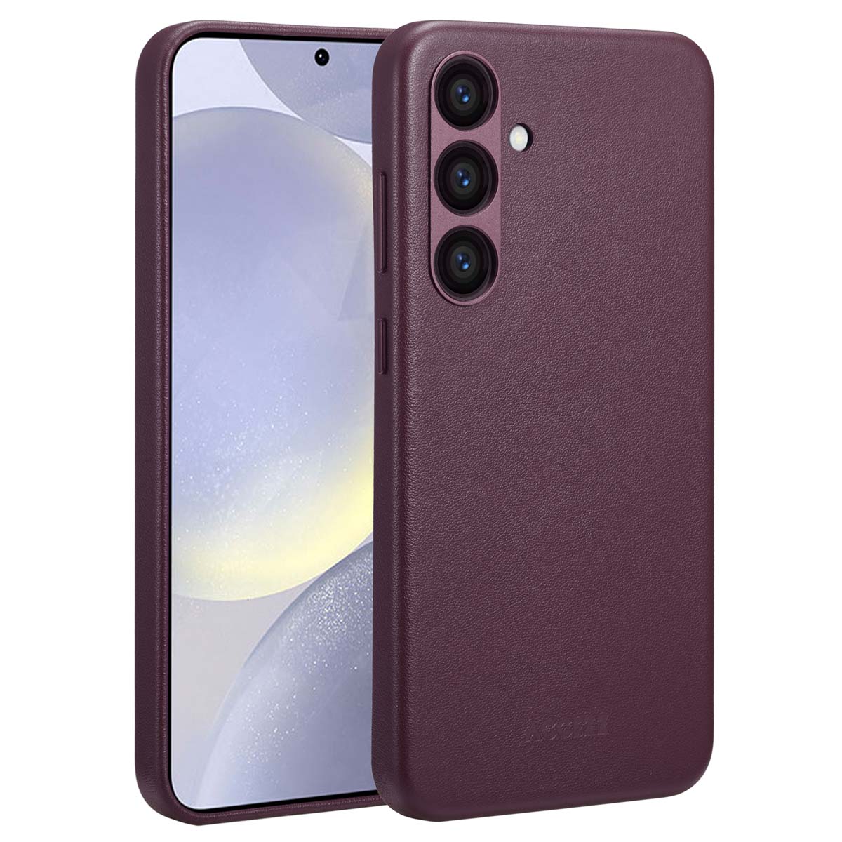 Accezz MagSafe Leather Backcover voor de Samsung Galaxy S24 Plus - Heath Purple