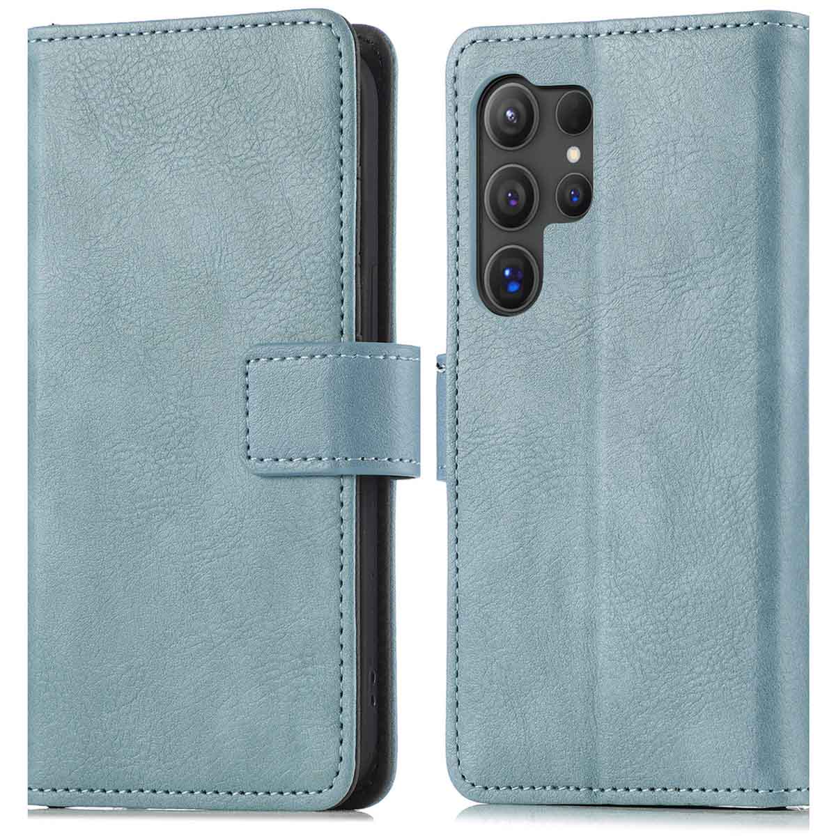imoshion Luxe Bookcase voor de Samsung Galaxy S24 Ultra - Lichtblauw