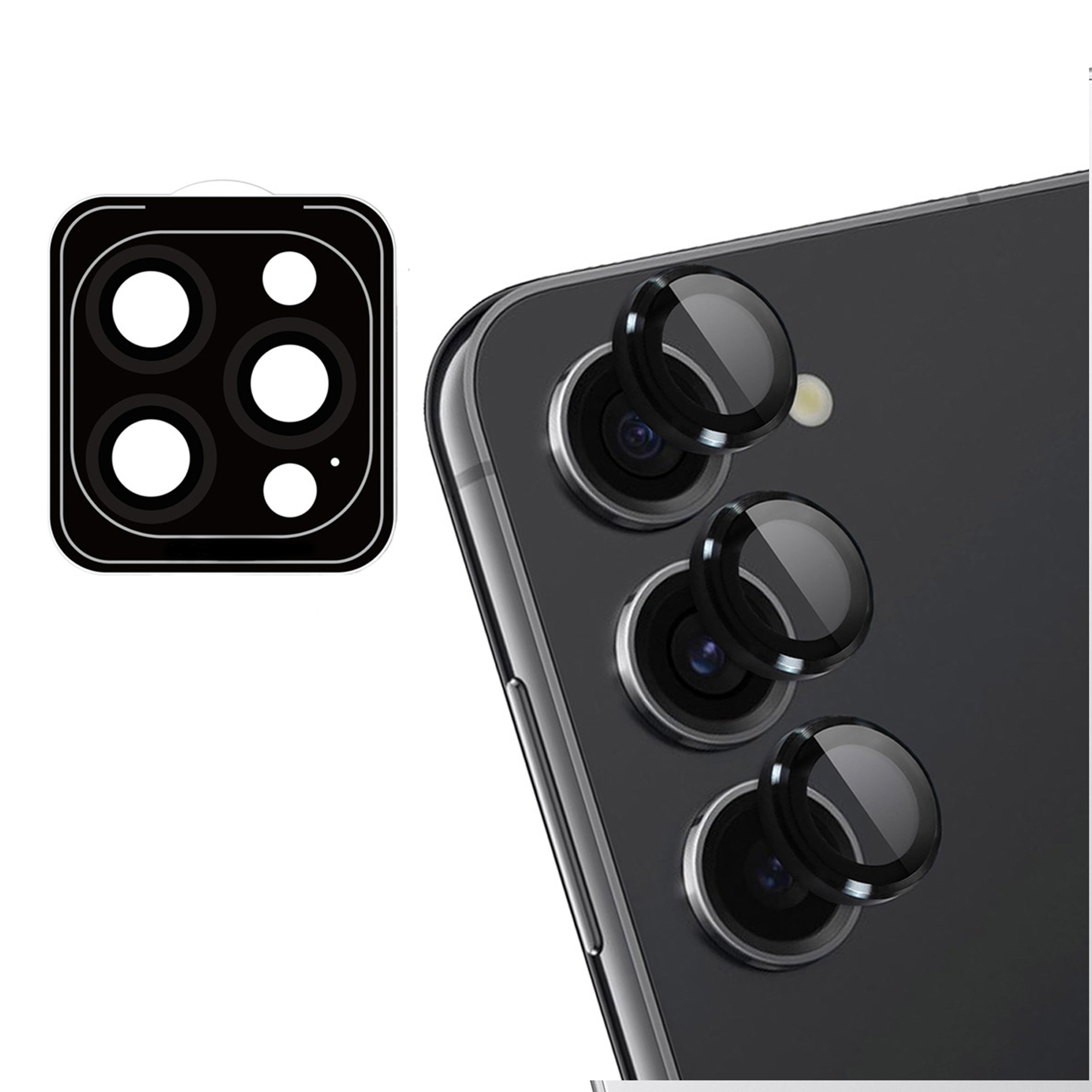 imoshion 2 Pack Camera lens protector voor Samsung Galaxy S23 FE - Zwart