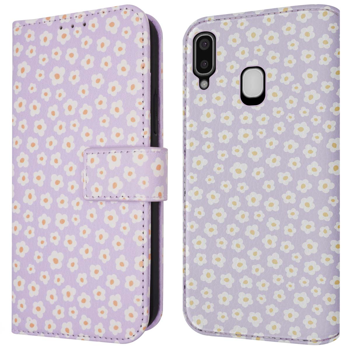 imoshion Design Bookcase voor de Samsung Galaxy A20e - White Daisy