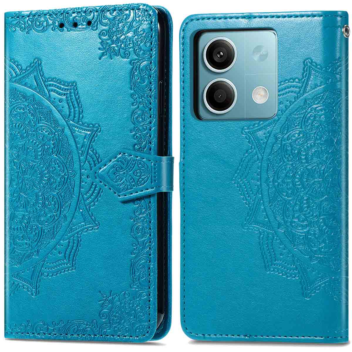 imoshion Mandala Bookcase voor de Xiaomi Redmi Note 13 (5G) - Turquoise