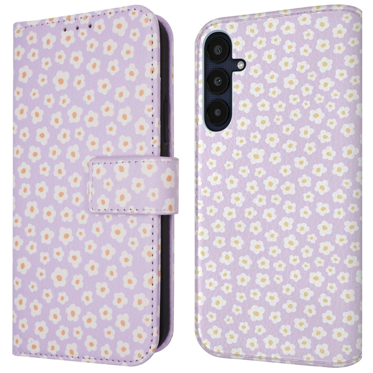 imoshion Design Bookcase voor de Samsung Galaxy A35 - White Daisy