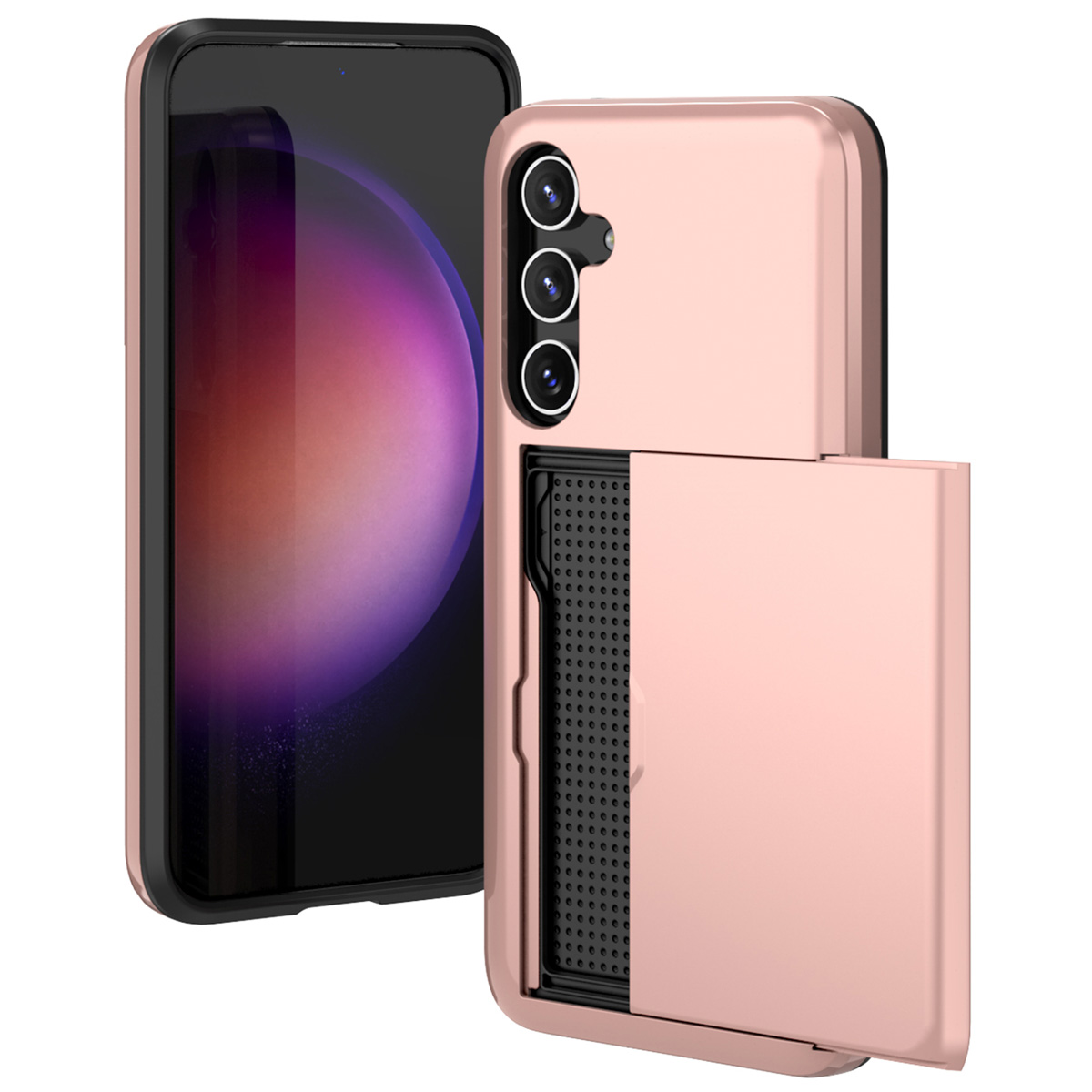 imoshion Coque arrière avec porte-cartes Samsung Galaxy S23 FE - Rose Doré