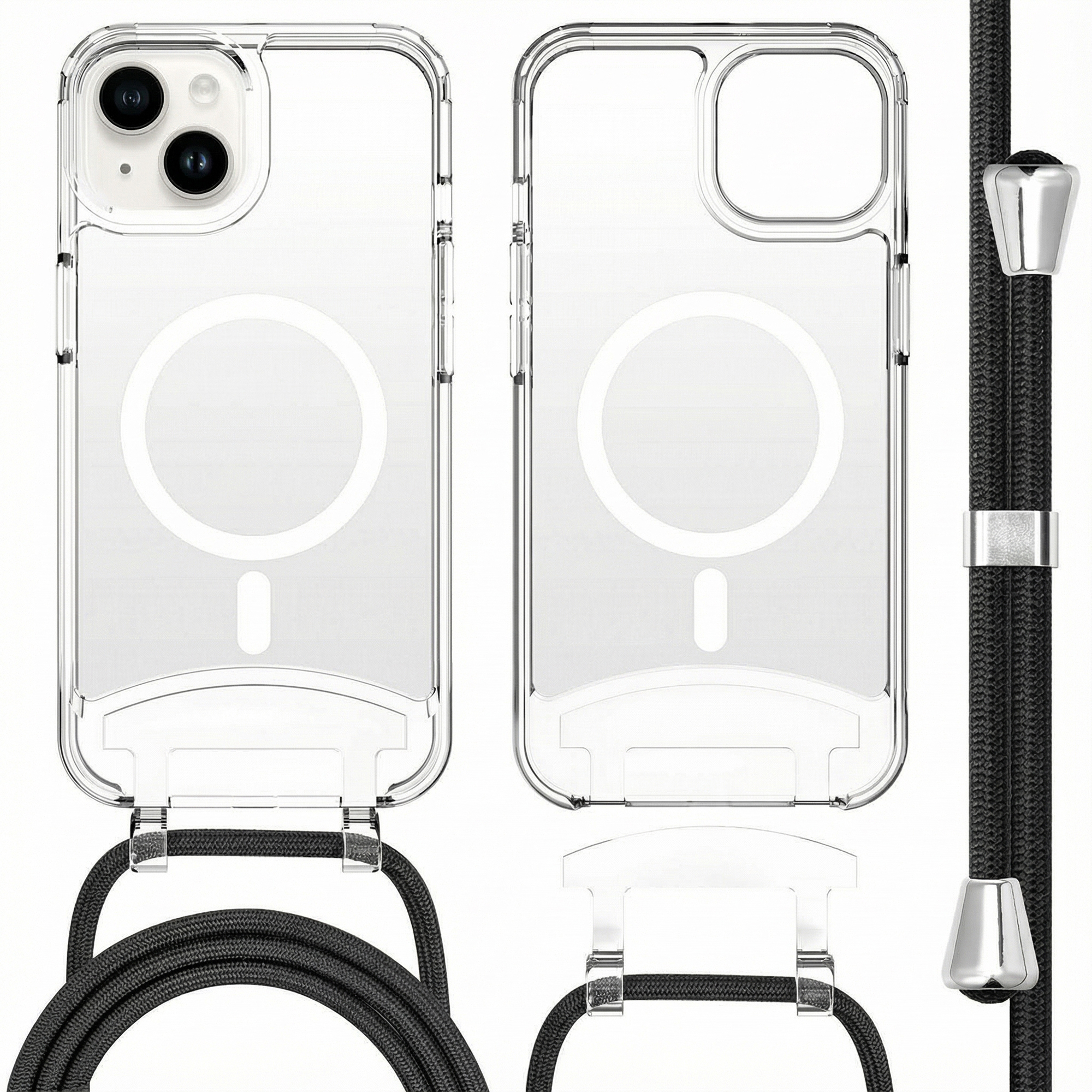 imoshion Coque MagSafe avec cordon amovible Apple iPhone 14 - Transparent