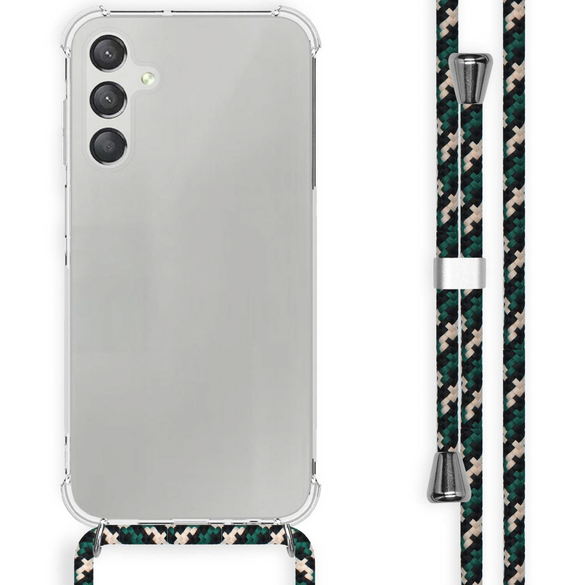 imoshion Coque arrière Transparente avec cordon Samsung Galaxy A15 (5G/4G) - Vert