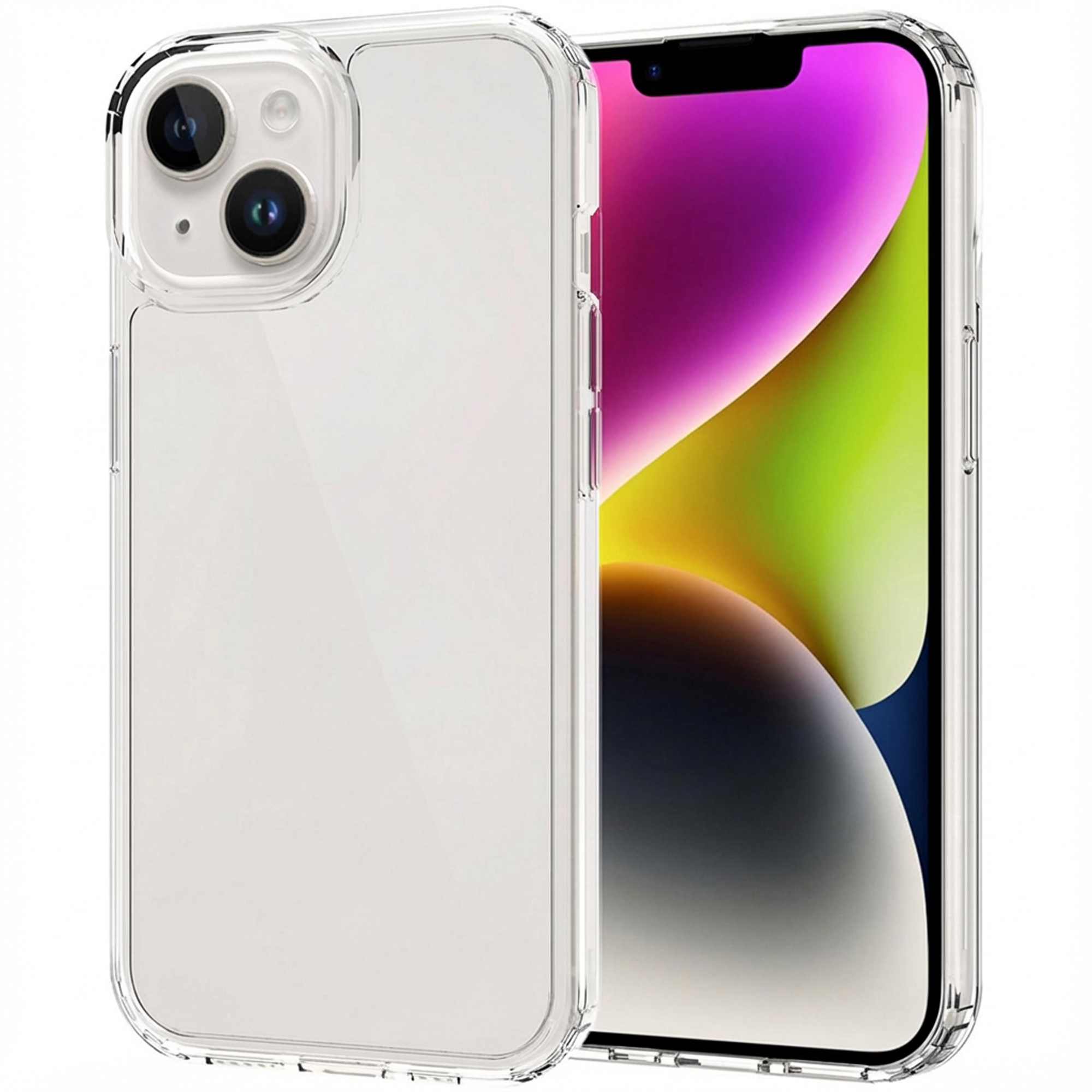 Accezz Xtreme Impact Backcover voor de Apple iPhone 15 - Transparant