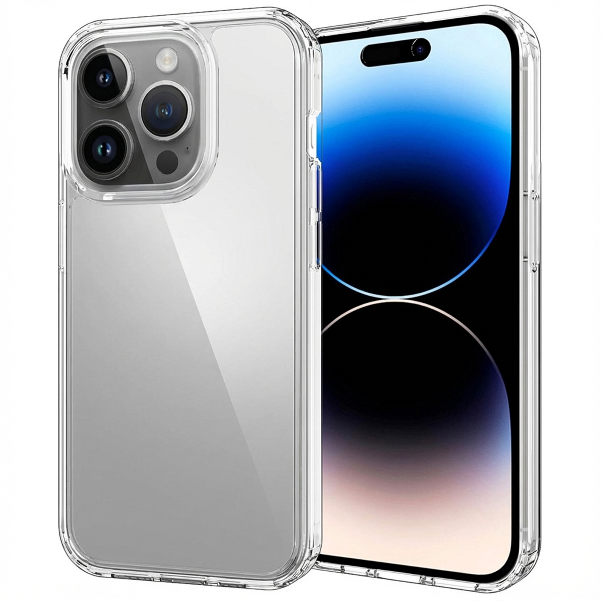 Accezz Xtreme Impact Backcover voor de Apple iPhone 15 Pro - Transparant
