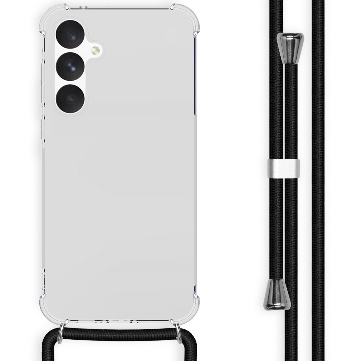 imoshion Transparante Backcover met koord voor de Samsung Galaxy A55 - Zwart