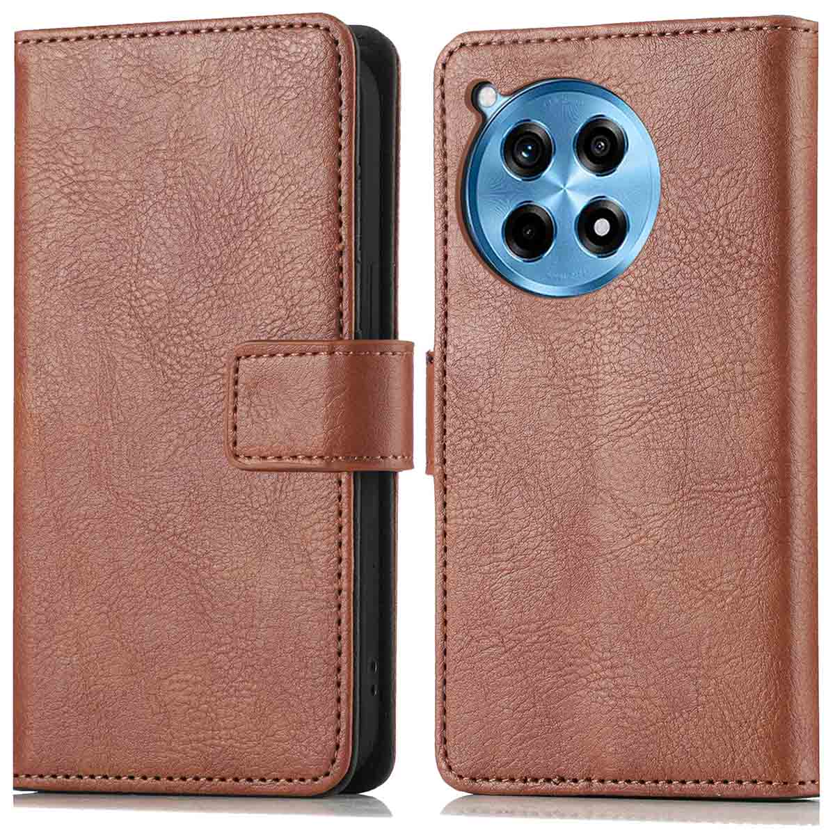 imoshion Luxe Bookcase voor de OnePlus 12R - Bruin