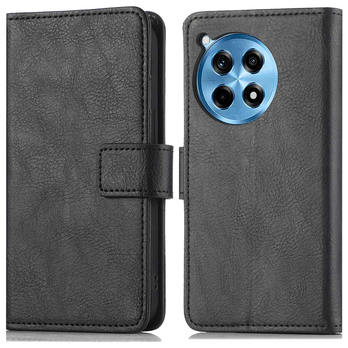 imoshion Luxe Bookcase voor de OnePlus 12R - Zwart