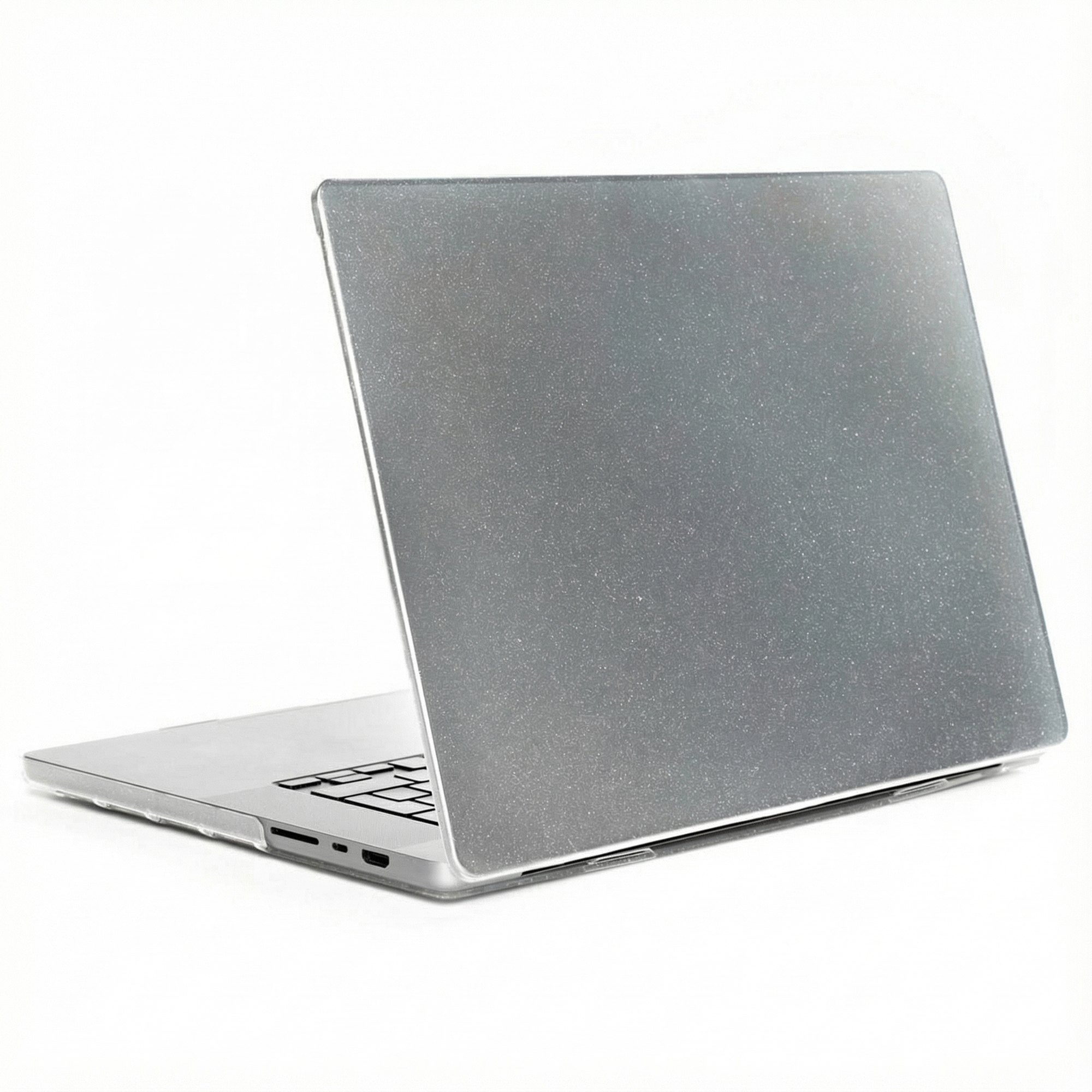 Selencia Coque Paillettes Apple MacBook Air 13 pouces (2022 / 2024 M3 / 2025 M4 / 2026 M5) - Transparent