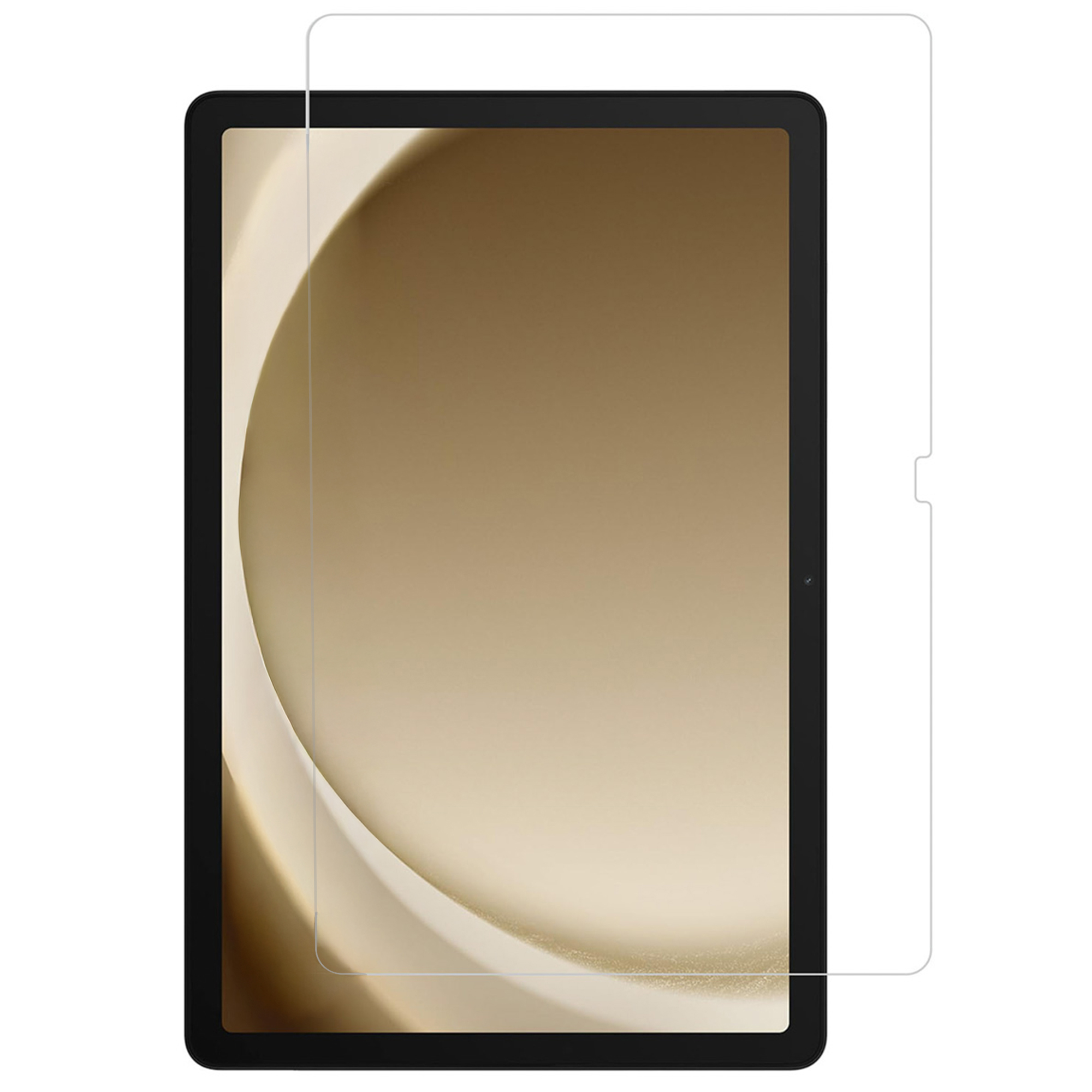 Accezz Premium glass screenprotector Tablet voor de Samsung Galaxy Tab A11 Plus / A9 Plus