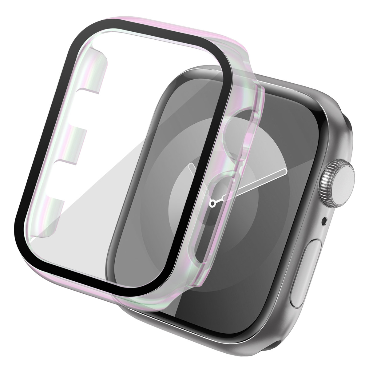 imoshion Full Cover Shiny Hardcase voor de Apple Watch 1 / 2 / 3 - 38 mm - Pearlescent
