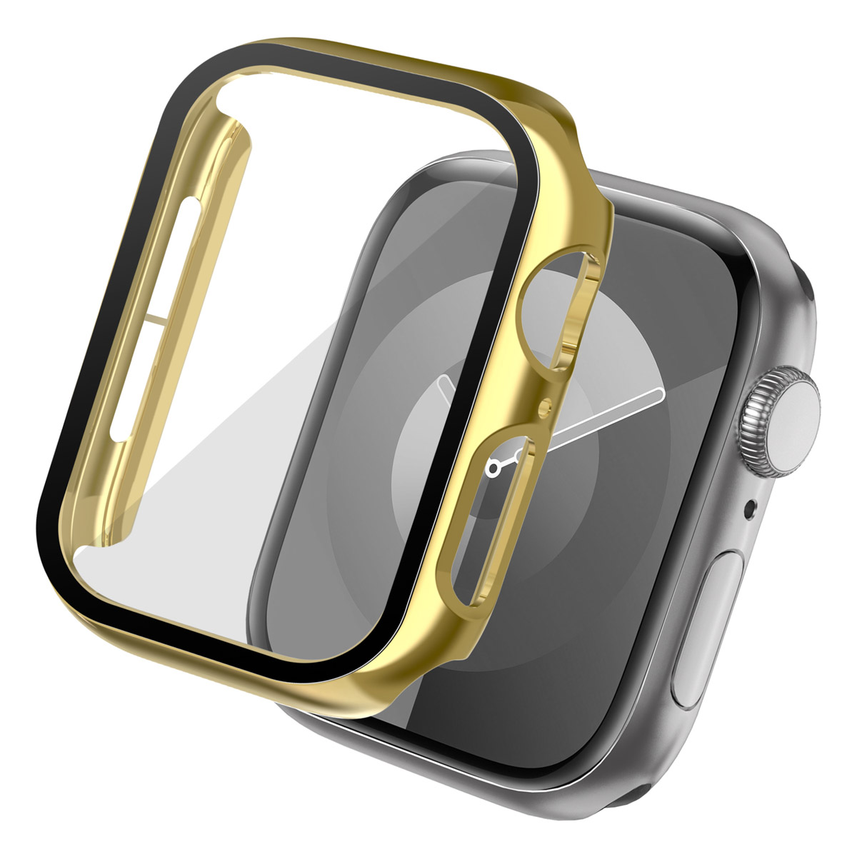 imoshion Full Cover Shiny Hardcase voor de Apple Watch 4 / 5 / 6 / SE - 40 mm - Goud